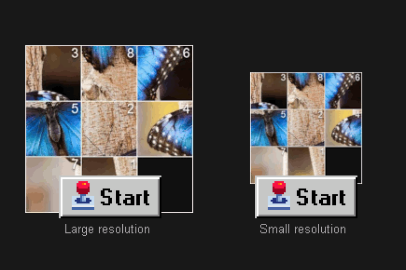 Building a Sliding Puzzle for Netscape 4 and IE 3 — in 2026